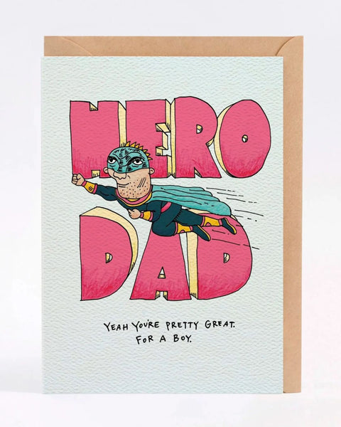 Wally Paper Co Cards - Hero Dad