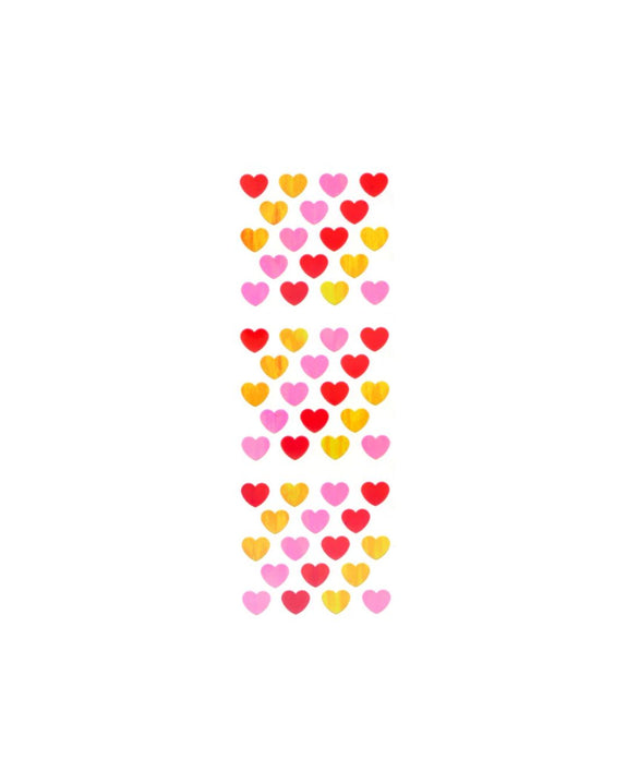 Sticker Fun - Aurora Stickers - Hearts 10mm 3 Colours