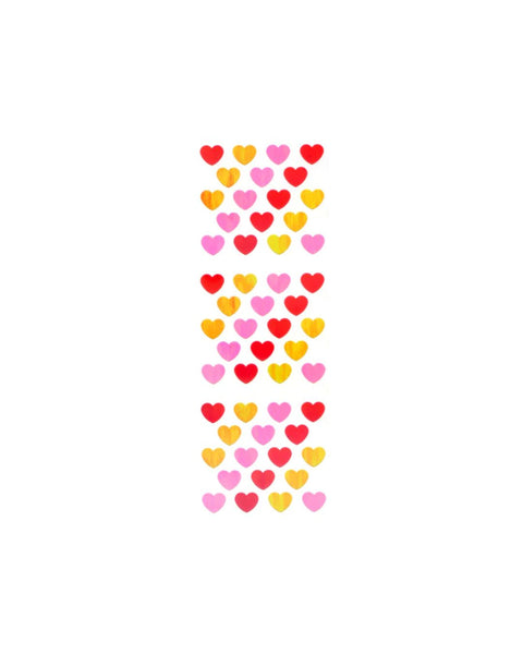 Sticker Fun - Aurora Stickers - Hearts 10mm 3 Colours