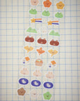 Natamori - Washi Sticker Sheet - Cottage Days