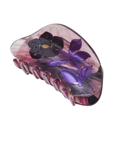 Winona Irene - Hellebore Claw - Flower Hair Clip