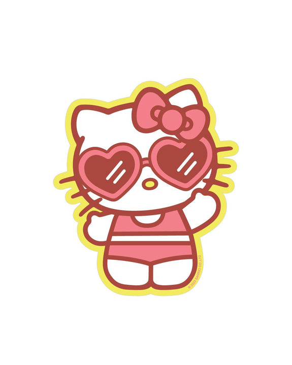 PipStickers - Hello Kitty Sunbathing Vinyl Sticker