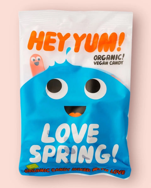 HEY YUM! - Love Spring, Vegan Organic Fruit Gums - 50g