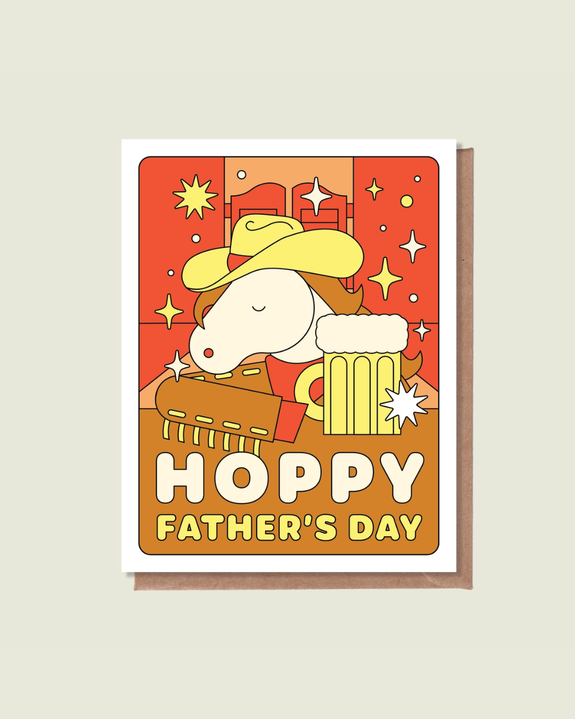 Épée Lapin Studio - Hoppy Father's Day Greeting Card