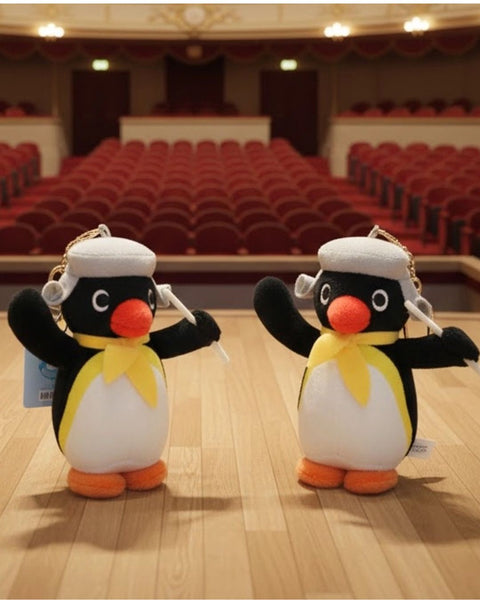 Pingu Variety Costume Plush Bag Charm - Conductor