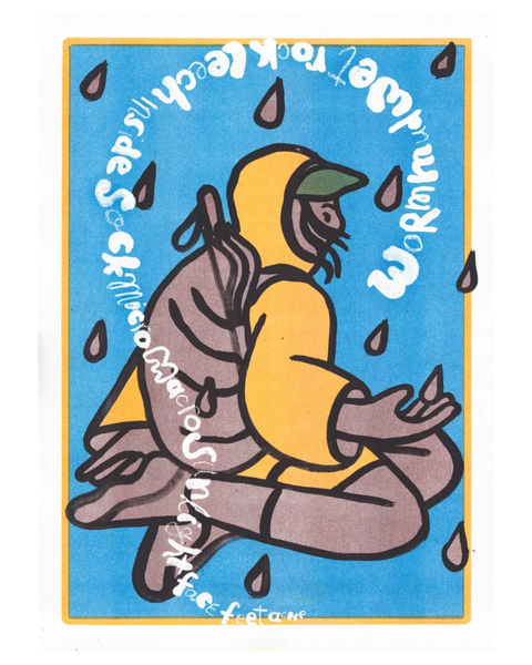 Carla McRae - 'Hiker' Riso Print