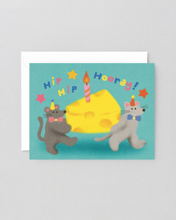Wrap - Hip Hip Hooray Birthday Kids Greeting Card