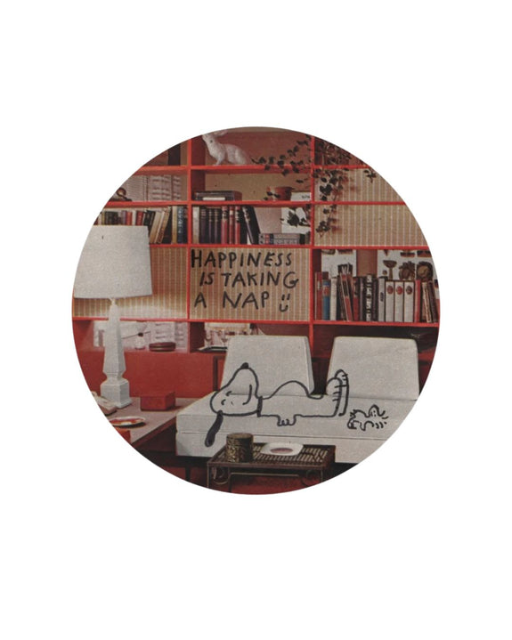 Sandwitch Shop - Happiness is Taking a Nap Sticker