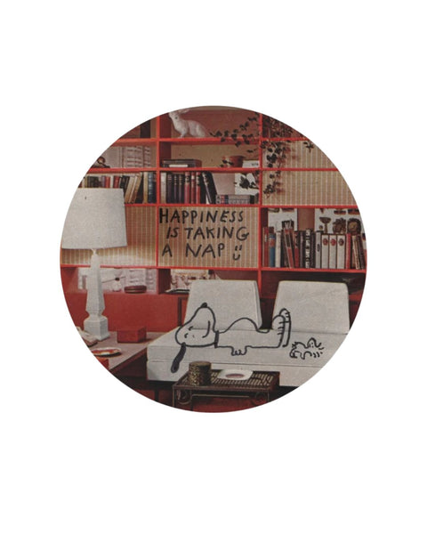 Sandwitch Shop - Happiness is Taking a Nap Sticker