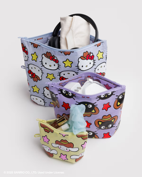 Baggu - Go Pouch Set - Hello Kitty & Friends Western