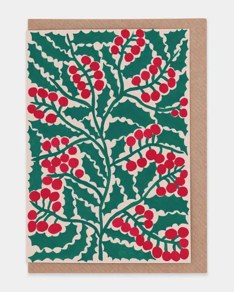 Evermade - Holly Greetings Card