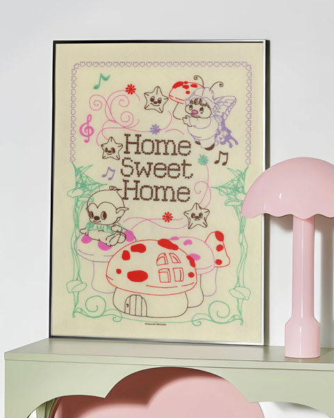Hannah-Michelle Bayley - Home Sweet Home - A3 Print