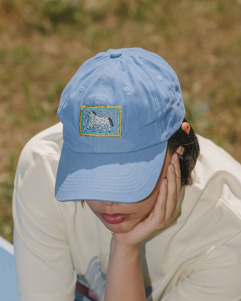 Tarta Gelatina - Little Horse Cap - Washed Blue