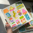 Maddie Fischer - Horse Lamps Riso Print