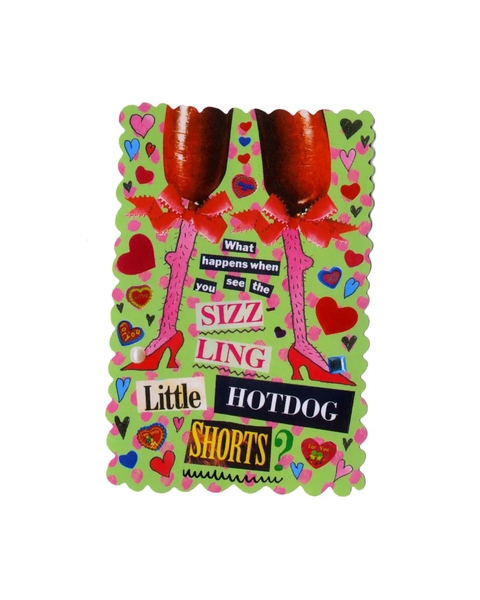 Gentle Thrills - Sizzling Hot Dog Shorts Sticker