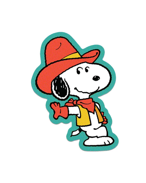 Apply Stickers - Howdy Partner By Snoopy - Die-Cut Sticker