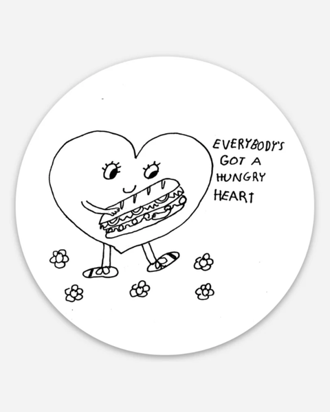 Sandwitch Shop - Hungry Heart Sticker