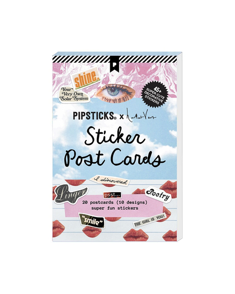 PipSticks X Haricot Vert - Daydreams Sticker Postcard Book