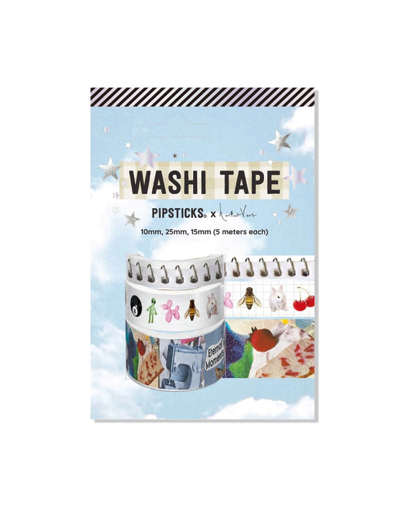 PipSticks x Haricot Vert - Ephemera Washi Tape Set of 3