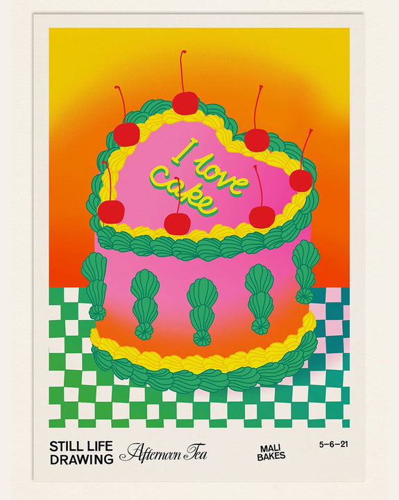 Alice Oehr - Mali Bakes Still Life Poster - A2