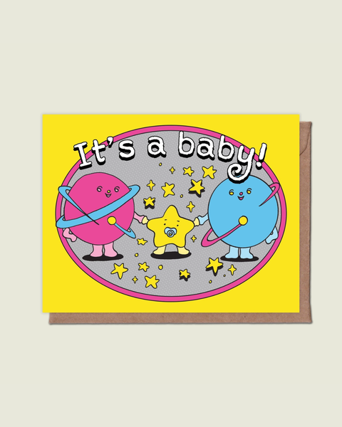 Épée Lapin Studio - It's A Baby Greeting Card