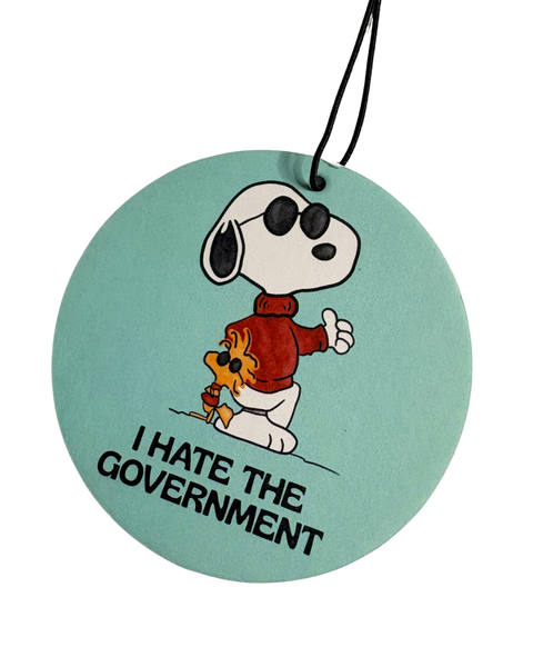 Carla Adams - I hate the government Air Freshener