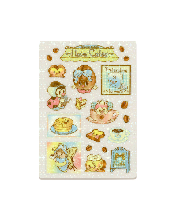 Hannah-Michelle Bayley - Sticker Sheet - I Love Cafe