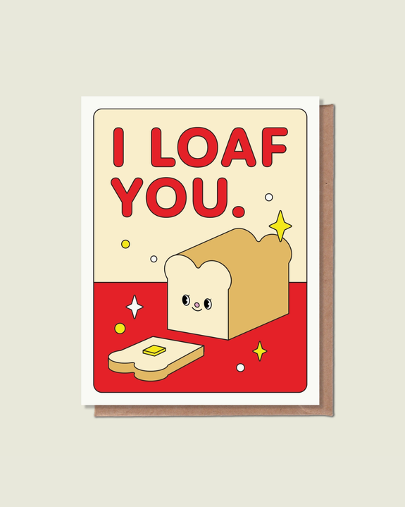 Épée Lapin Studio - I Loaf You Greeting Card