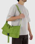 Baggu - Nylon Messenger Bag - Green Juice