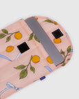 Baggu - Puffy Laptop Sleeve - 13/14 inch - Apricots & Ribbons