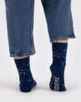 Baggu - Crew Sock - Constellation Midnight