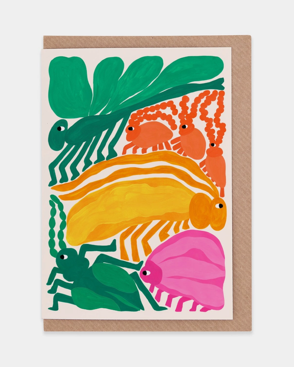 Evermade - Insects Greetings Card