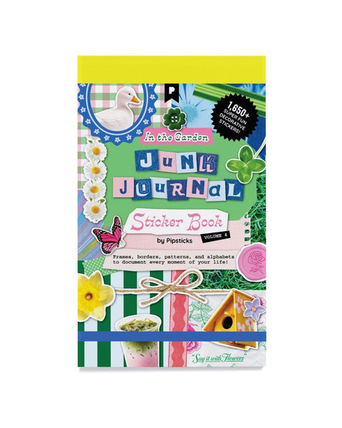 PipSticks - In the Garden Junk Journal Sticker Book