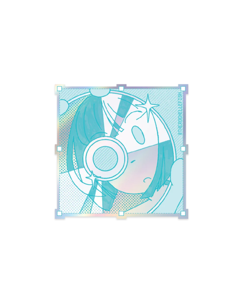 Rochelle Oh - 'Into you, Back at me' Flake Vinyl Sticker