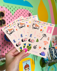 Inner Peach Design - Sketchbook Sticker Sheet