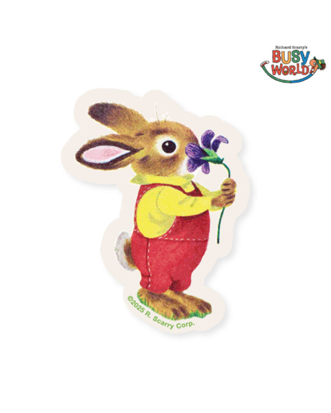 3P4 X Richard Scarry® - Nicholas Bunny Iris Sticker