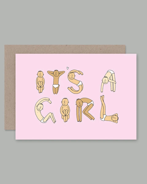 AHD greetings cards - It's a Girl