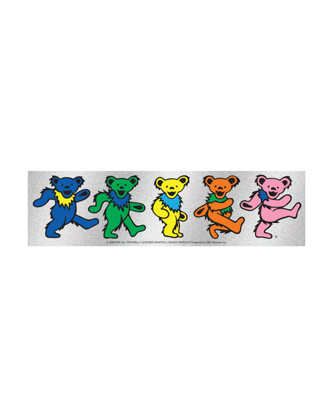 Grateful Dead Glitter Jerry Bears - Sticker