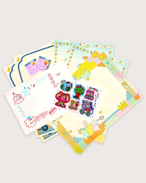 Jumbo Press - Risograph Stationery Set