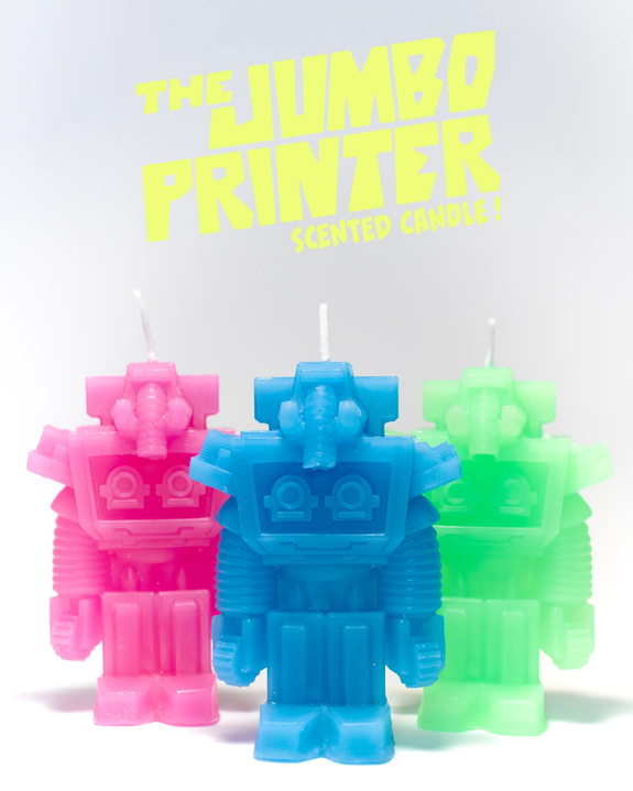 Jumbo Press - Jumbo Printer Scented Candle
