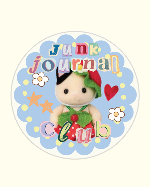 Shellflower - Junk Journal Club Vinyl Sticker