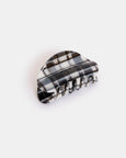 Chunks - Juno Claw - Black + White Plaid