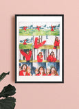 Kiblind - Kristina Tzekova - Kate Bush Wuthering Heights - A3 Poster