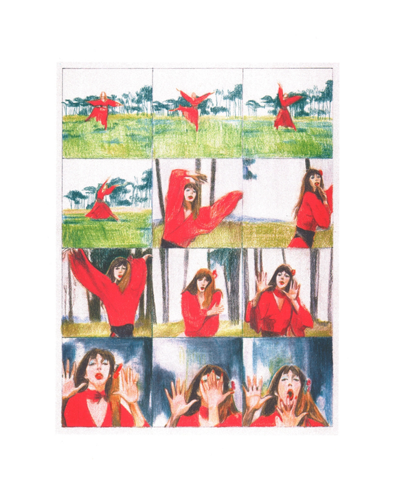 Kiblind - Kristina Tzekova - Kate Bush Wuthering Heights - A3 Poster