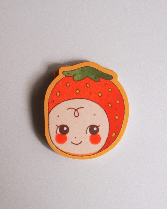 Natamori - Kewpie Strawberry - Die Cut Sticker