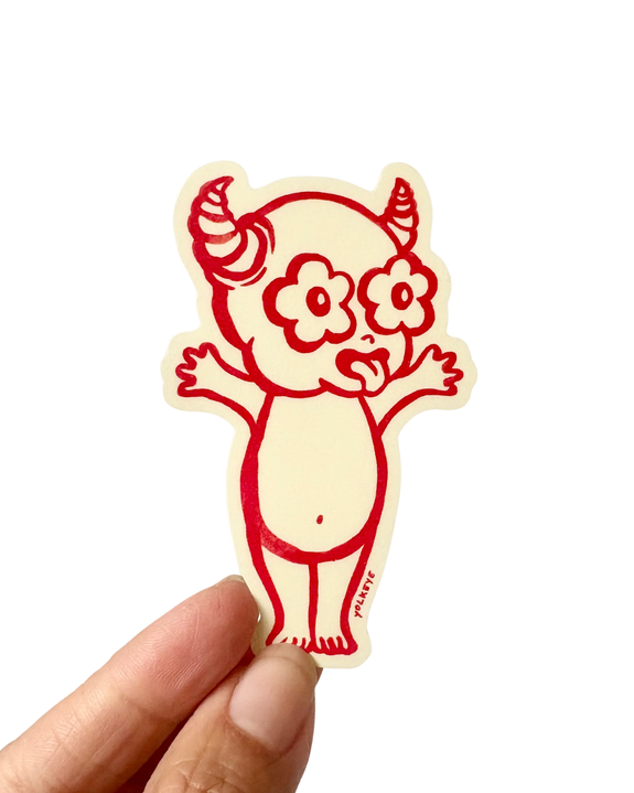 Yolkeye Ceramics - Kewpie Yokai Sticker