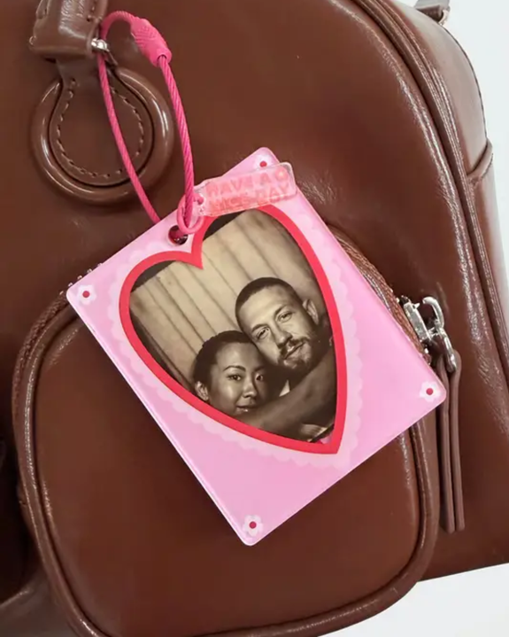 Have A Nice Day - Photo Frame Keychain - Sweetheart