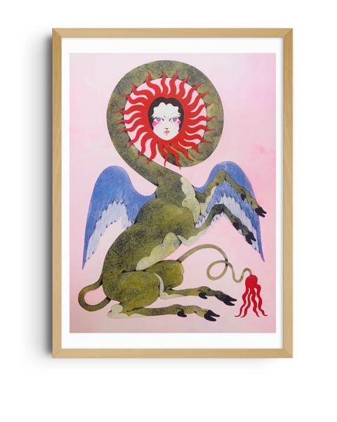 Kiblind - Lou Benesch - The Angel - A3 Poster