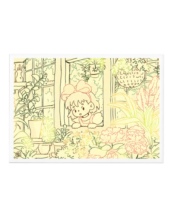 Rochelle Oh - 'kiki sketch' A5 Print