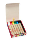 Kitpas Medium Stick Rice Wax Crayons - 6 Colours
